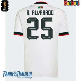 Mexic Roberto Alvarado #25 Tricou Fotbal Replică Mondial 2026 Barbati Deplasare